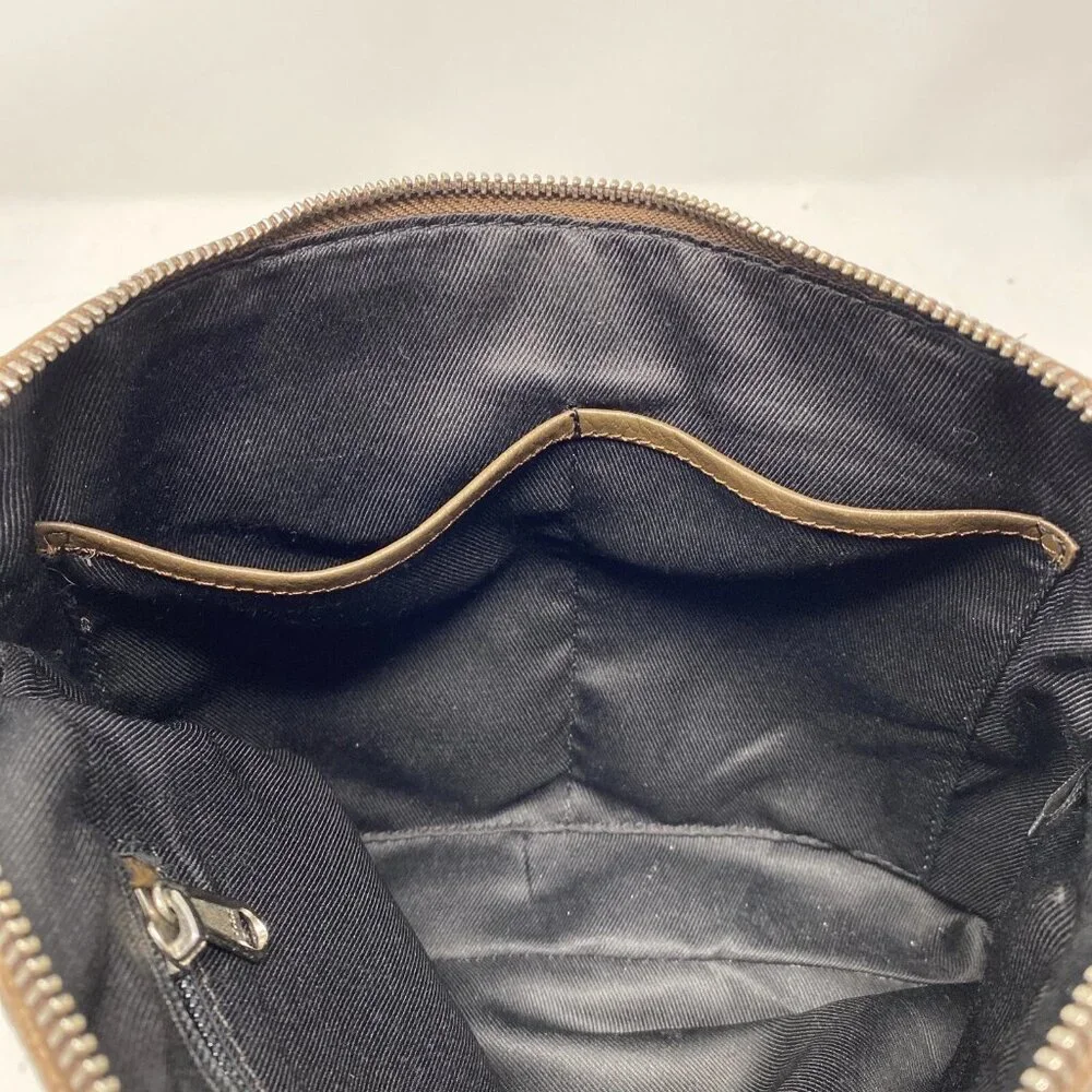 Wise Owl Dark Brown Real Leather Crossbody Handbag - Picture 7 of 16